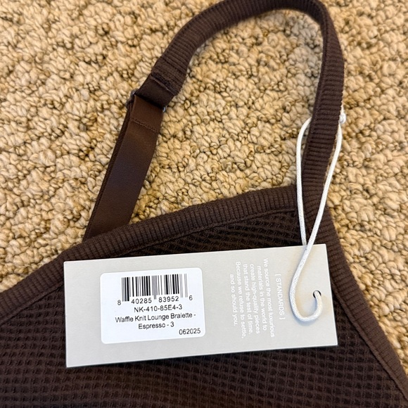 Waffle Knit Lounge Bralette - Picture 6 of 7